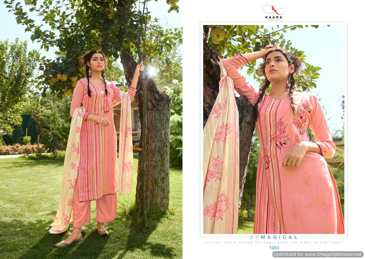 Kaara Patola Pure Pashmina Designer Party Wear Plazzo Suit Dress Material